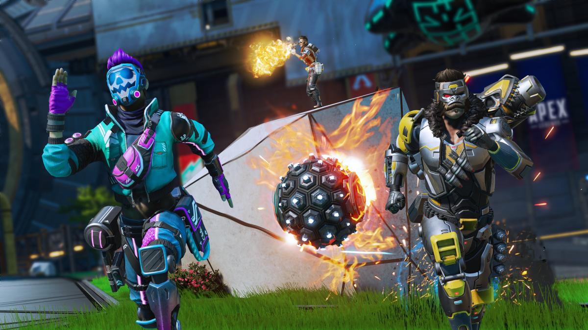 Mad Maggie adds some heat to her ultimate ability, Wrecking Ball, in Apex Legends Season 20: Breakout using Legend Upgrades.